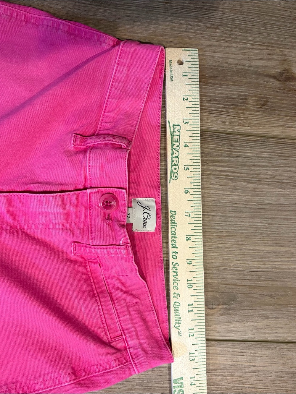 J Crew Hot Pink Jeans Size 27 - Picture 5 of 8
